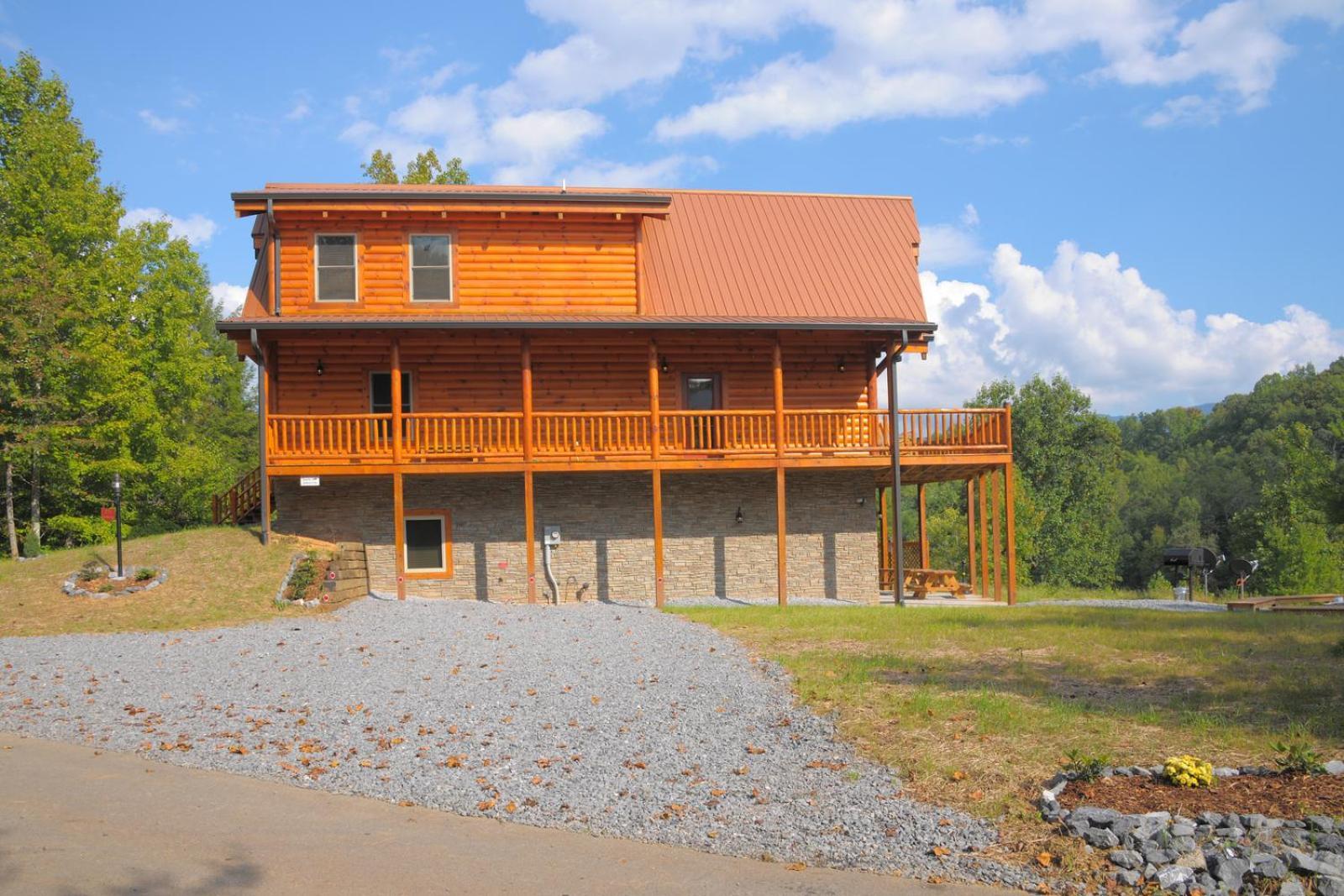 Ridge View Lodge Nature And Mountain View - Hot Tub - Firepit - Yard - Games Gatlinburg Dış mekan fotoğraf