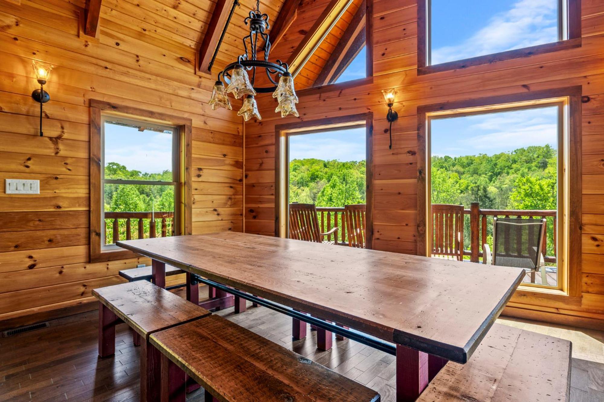 Ridge View Lodge Nature And Mountain View - Hot Tub - Firepit - Yard - Games Gatlinburg Dış mekan fotoğraf