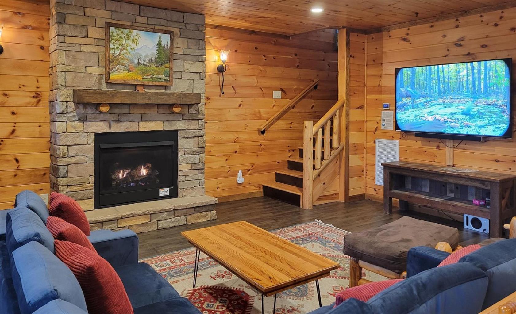Ridge View Lodge Nature And Mountain View - Hot Tub - Firepit - Yard - Games Gatlinburg Dış mekan fotoğraf