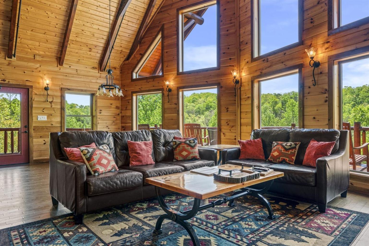 Ridge View Lodge Nature And Mountain View - Hot Tub - Firepit - Yard - Games Gatlinburg Dış mekan fotoğraf