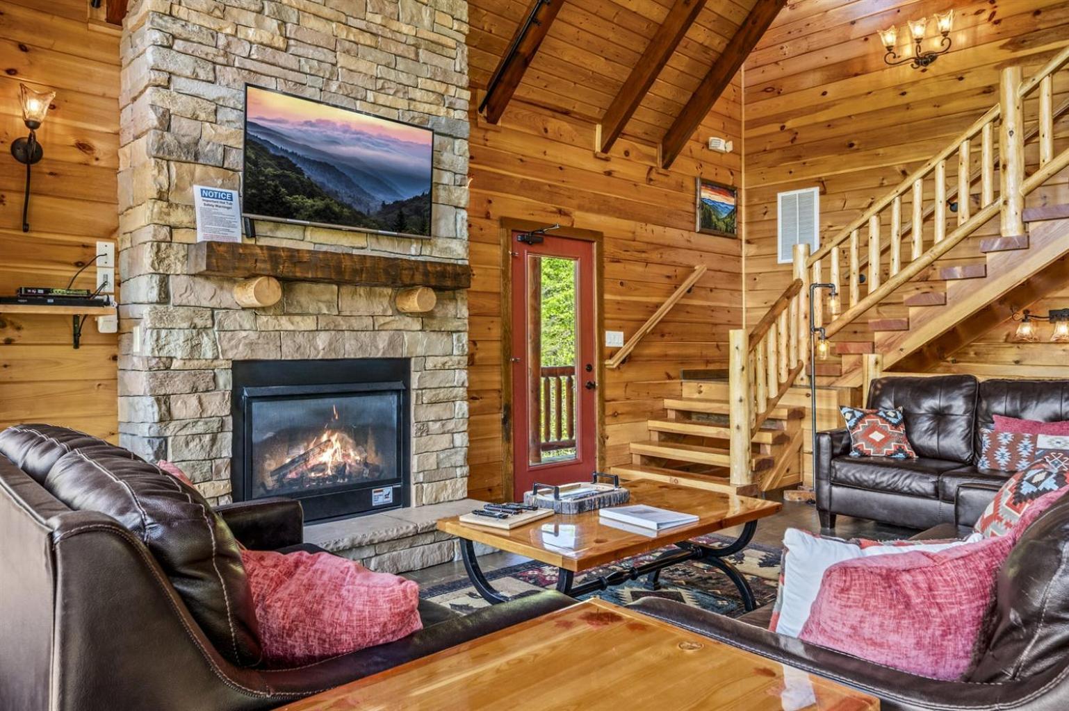 Ridge View Lodge Nature And Mountain View - Hot Tub - Firepit - Yard - Games Gatlinburg Dış mekan fotoğraf